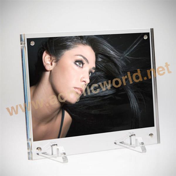 large acrylic cube photo frame